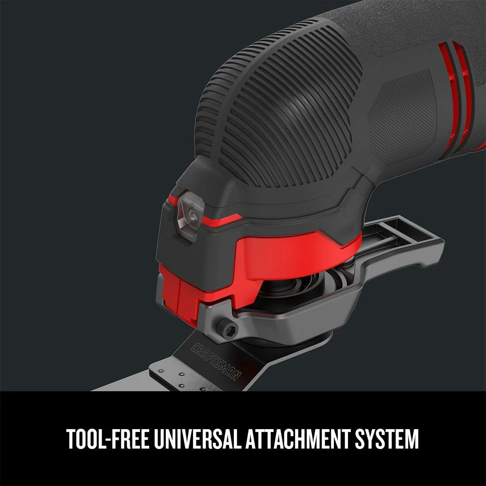CRAFTSMAN Oscillating Tool Kits V20 15-Piece 20-volt Max Variable Speed Oscillating Multi-Tool Kit with Soft Case (1-Battery Included) 5 CRAFTSMAN Oscillating Tool Kits V20 15-Piece 20-volt Max Variable Speed Oscillating Multi-Tool Kit with Soft Case (1-Battery Included) - Image 5