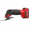 CRAFTSMAN Oscillating Tool Kits V20 15-Piece 20-volt Max Variable Speed Oscillating Multi-Tool Kit with Soft Case (1-Battery Included)