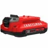 CRAFTSMAN Power Tool Batteries & Chargers V20 20-Volt Max 2 Amp-Hour Lithium Power Tool Battery