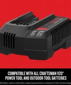 CRAFTSMAN Power Tool Batteries & Chargers 20-Volt Max Power Tool Battery Charger -Craftsman Store 09241761
