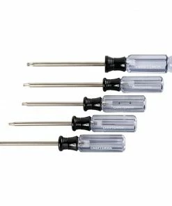 CRAFTSMAN Screwdrivers 5-Piece Acetate Handle Set Screwdriver Set