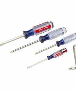 CRAFTSMAN Screwdrivers 5-Piece Acetate Handle Set Screwdriver Set