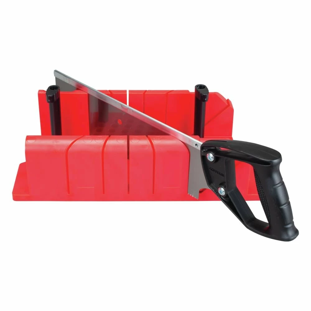 CRAFTSMAN Miter Boxes 14-in Blade x 2.5-in D High Impact Polypropylene Miter Box 1 CRAFTSMAN Miter Boxes 14-in Blade x 2.5-in D High Impact Polypropylene Miter Box