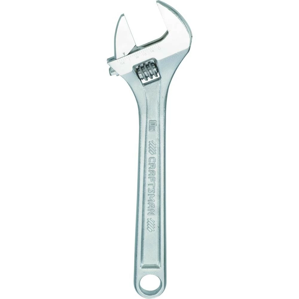 CRAFTSMAN Adjustable Wrenches 10-in Steel Adjustable Wrench 1 CRAFTSMAN Adjustable Wrenches 10-in Steel Adjustable Wrench