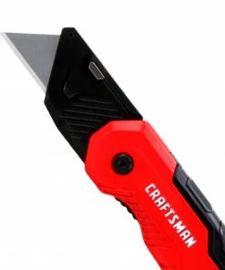 CRAFTSMAN Utility Knives 3/4-in 1-Blade Folding Utility Knife with On Tool Blade Storage -Craftsman Store 09560017