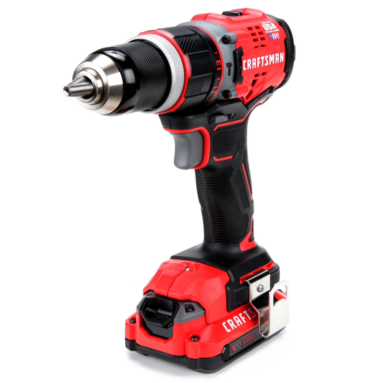 CRAFTSMAN Hammer Drills V20 1/2-in 20-volt Max Variable Speed Brushless Cordless Hammer Drill (2-Batteries Included) 5 CRAFTSMAN Hammer Drills V20 1/2-in 20-volt Max Variable Speed Brushless Cordless Hammer Drill (2-Batteries Included) - Image 5