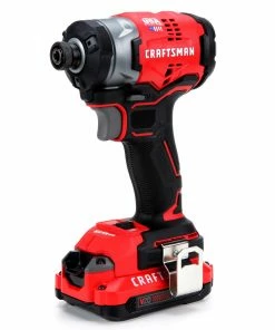 CRAFTSMAN Impact Drivers V20 20-volt Max Variable Speed Brushless Cordless Impact Driver (2-Batteries Included) -Craftsman Store 09613560