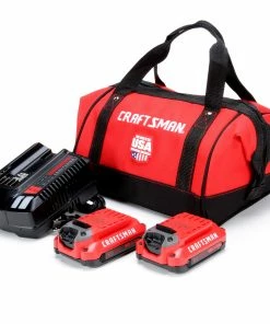 CRAFTSMAN Power Tool Combo Kits V20 2-Tool 20-Volt Max Brushless Power Tool Combo Kit with Soft Case (2-Batteries Included and Charger Included) -Craftsman Store 09613575
