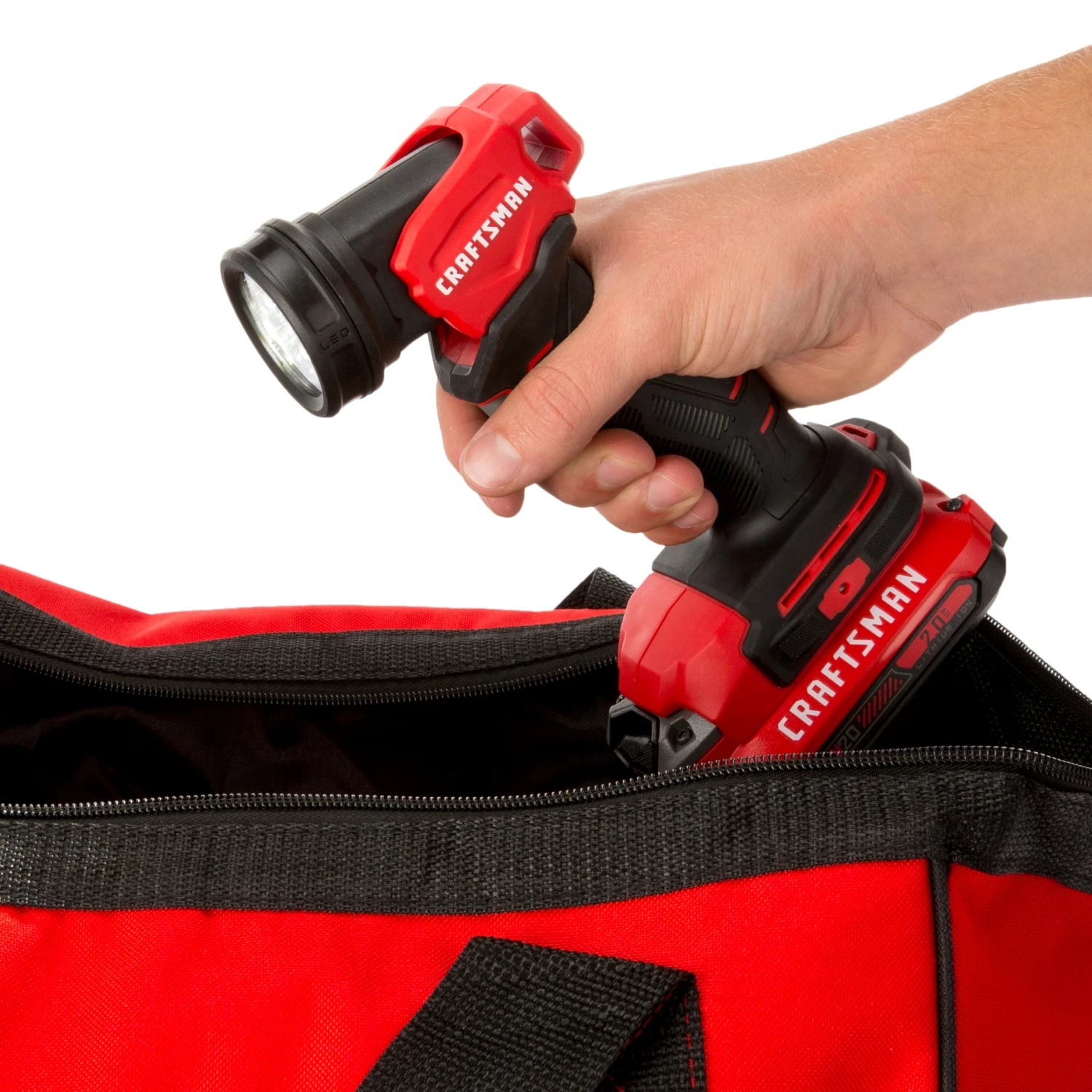 CRAFTSMAN Power Tool Combo Kits V20 6-Tool 20-Volt Max Power Tool Combo Kit with Soft Case (2-Batteries Included and Charger Included) 13 CRAFTSMAN Power Tool Combo Kits V20 6-Tool 20-Volt Max Power Tool Combo Kit with Soft Case (2-Batteries Included and Charger Included) - Image 13