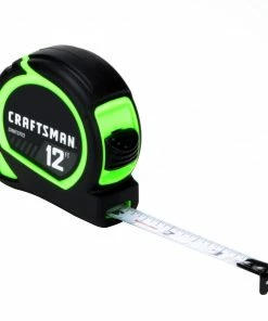 CRAFTSMAN Tape Measures HI-VIS 12-ft Tape Measure 12 CRAFTSMAN Tape Measures HI-VIS 12-ft Tape Measure -Craftsman Store 09613636