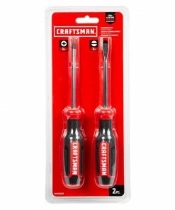CRAFTSMAN Screwdrivers 2-Piece Bi-material Handle Set Screwdriver Set -Craftsman Store 09631809