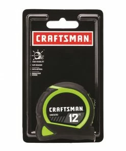 CRAFTSMAN Tape Measures HI-VIS 12-ft Tape Measure 17 CRAFTSMAN Tape Measures HI-VIS 12-ft Tape Measure -Craftsman Store 09639639