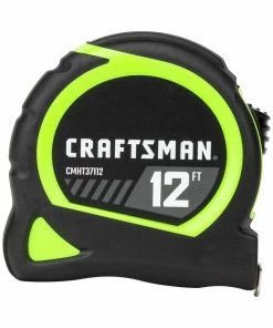 CRAFTSMAN Tape Measures HI-VIS 12-ft Tape Measure 14 CRAFTSMAN Tape Measures HI-VIS 12-ft Tape Measure -Craftsman Store 09639642