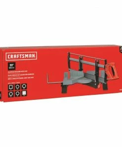 CRAFTSMAN Miter Boxes 22-in Blade x 8-in D Metal Miter Box -Craftsman Store 09677503