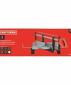 CRAFTSMAN Miter Boxes 22-in Blade x 8-in D Metal Miter Box -Craftsman Store 09677504