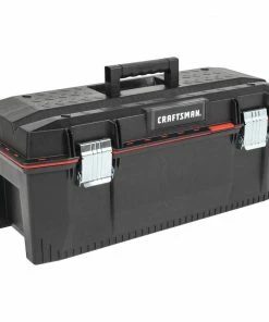 CRAFTSMAN Portable Tool Boxes PRO 28-in Red Plastic Lockable Tool Box 13 CRAFTSMAN Portable Tool Boxes PRO 28-in Red Plastic Lockable Tool Box -Craftsman Store 09704243