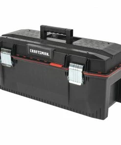 CRAFTSMAN Portable Tool Boxes PRO 28-in Red Plastic Lockable Tool Box 12 CRAFTSMAN Portable Tool Boxes PRO 28-in Red Plastic Lockable Tool Box -Craftsman Store 09704244