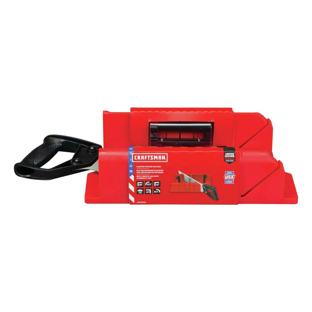 CRAFTSMAN Miter Boxes 14-in Blade x 2.5-in D High Impact Polypropylene Miter Box 3 CRAFTSMAN Miter Boxes 14-in Blade x 2.5-in D High Impact Polypropylene Miter Box - Image 3