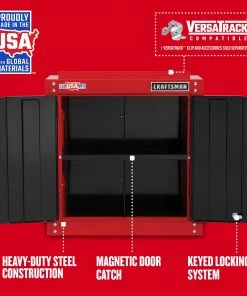 CRAFTSMAN Garage Cabinets 2000 28-in W x 28-in H x 12-in D Steel Wall-mounted Garage Cabinet -Craftsman Store 09728137