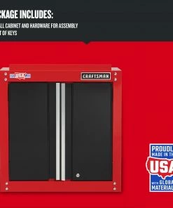 CRAFTSMAN Garage Cabinets 2000 28-in W x 28-in H x 12-in D Steel Wall-mounted Garage Cabinet -Craftsman Store 09728139