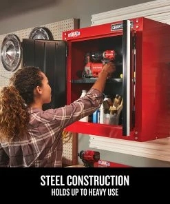 CRAFTSMAN Garage Cabinets 2000 28-in W x 28-in H x 12-in D Steel Wall-mounted Garage Cabinet -Craftsman Store 09728141