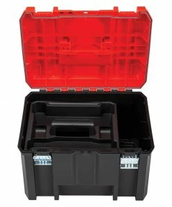 CRAFTSMAN Portable Tool Boxes VERSASTACK System 17-in Red Plastic Lockable Tool Box -Craftsman Store 09729732