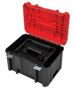 CRAFTSMAN Portable Tool Boxes VERSASTACK System 17-in Red Plastic Lockable Tool Box -Craftsman Store 09729734