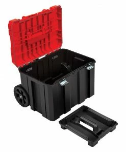 CRAFTSMAN Portable Tool Boxes VERSASTACK System 20-in Red Plastic Wheels Lockable Tool Box -Craftsman Store 09729807