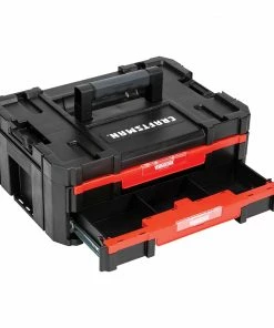 CRAFTSMAN Portable Tool Boxes VERSASTACK System 17-in 2-Drawer Black Plastic Tool Box -Craftsman Store 09729813