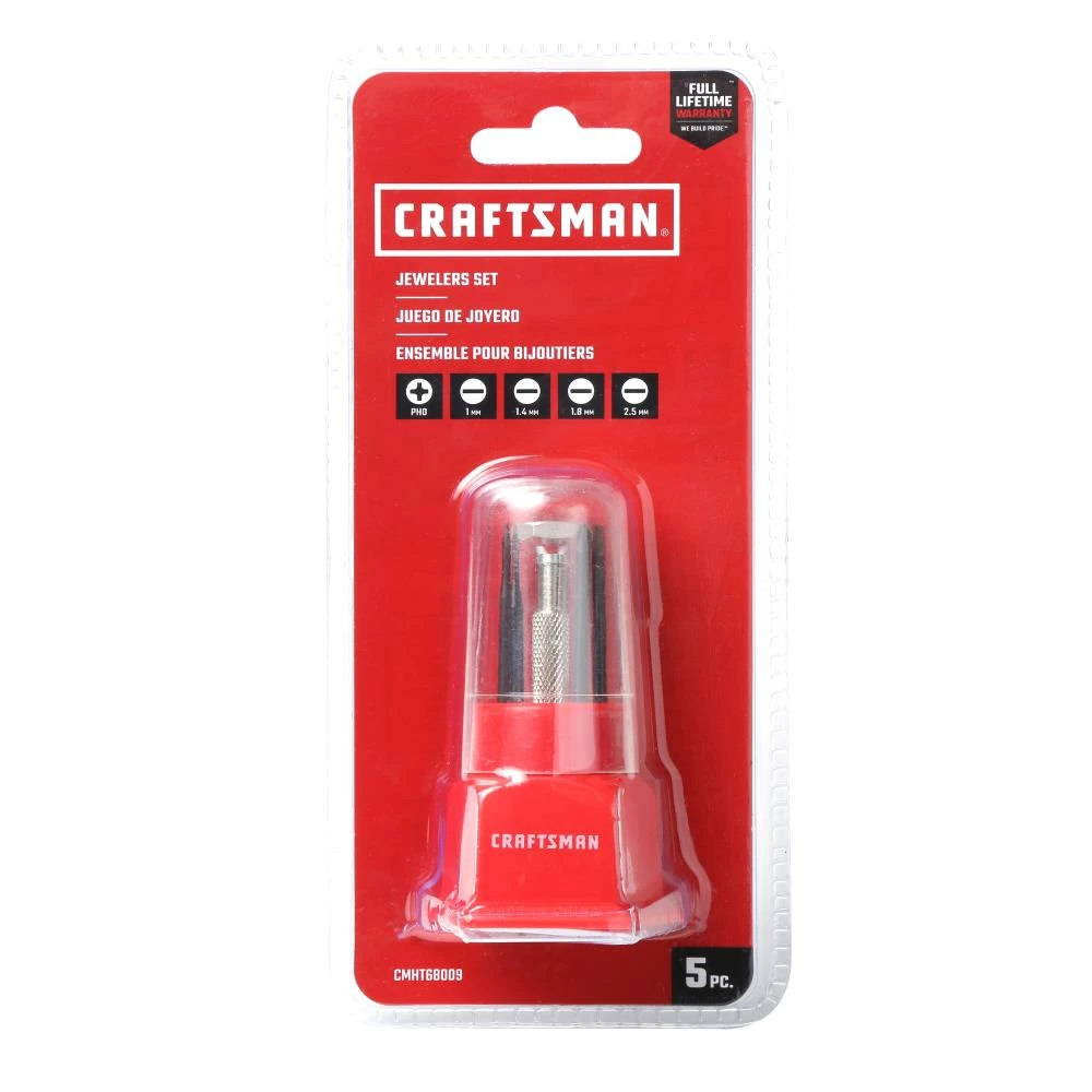 CRAFTSMAN Screwdrivers 5-Piece Steel Handle Set Multi-bit Screwdriver Set 2 CRAFTSMAN Screwdrivers 5-Piece Steel Handle Set Multi-bit Screwdriver Set - Image 2