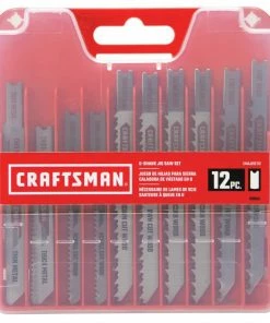 CRAFTSMAN Jigsaw Blades 12-Pack Set U-shank High-carbon Steel Jigsaw Blade Set 5 CRAFTSMAN Jigsaw Blades 12-Pack Set U-shank High-carbon Steel Jigsaw Blade Set -Craftsman Store 09743797