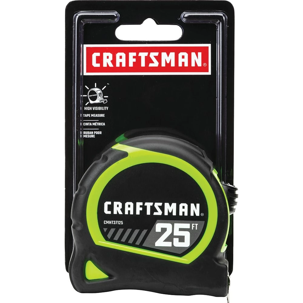 CRAFTSMAN Tape Measures HI-VIS 25-ft Tape Measure 5 CRAFTSMAN Tape Measures HI-VIS 25-ft Tape Measure - Image 5