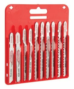 CRAFTSMAN Jigsaw Blades 13-Pack Set T-shank High-carbon Steel Jigsaw Blade Set 9 CRAFTSMAN Jigsaw Blades 13-Pack Set T-shank High-carbon Steel Jigsaw Blade Set -Craftsman Store 09744408