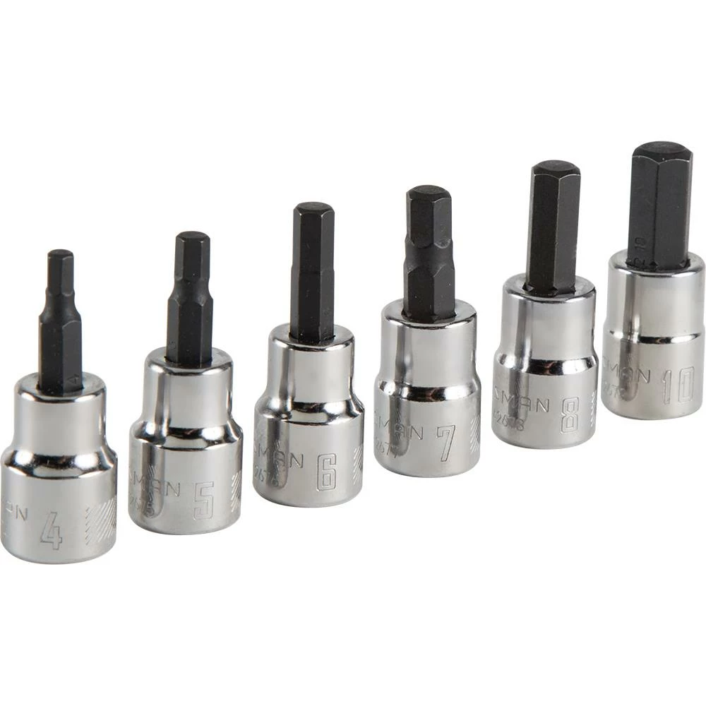 CRAFTSMAN Driver Sockets & Sets 6-Piece 3/8-in Drive Set Hex Bit Metric Driver Socket Set 2 CRAFTSMAN Driver Sockets & Sets 6-Piece 3/8-in Drive Set Hex Bit Metric Driver Socket Set - Image 2