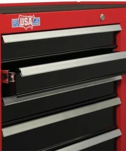 CRAFTSMAN Bottom Tool Cabinets 2000 Series 26.5-in W x 37.5-in H 5-Drawer Steel Rolling Tool Cabinet (Red) -Craftsman Store 09861059