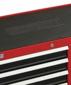 CRAFTSMAN Bottom Tool Cabinets 2000 Series 26.5-in W x 37.5-in H 5-Drawer Steel Rolling Tool Cabinet (Red) -Craftsman Store 09861061