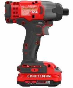 CRAFTSMAN Impact Drivers V20 20-volt Max Variable Speed Cordless Impact Driver (2-Batteries Included) -Craftsman Store 09900507 scaled