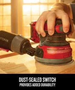 CRAFTSMAN Power Sanders V20 20-Volt Cordless Random Orbital Sander with Dust Management -Craftsman Store 10001525