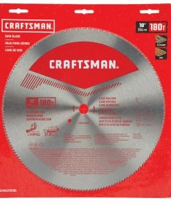 CRAFTSMAN Circular Saw Blades 10-in 180-Tooth High-Speed Steel Miter/Table Saw Blade Set -Craftsman Store 10036795