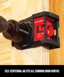 CRAFTSMAN Hole Saws & Kits 6-Piece Set Bi-metal Arbored Adjustable Door Lock Kit Set 12 CRAFTSMAN Hole Saws & Kits 6-Piece Set Bi-metal Arbored Adjustable Door Lock Kit Set -Craftsman Store 10158978