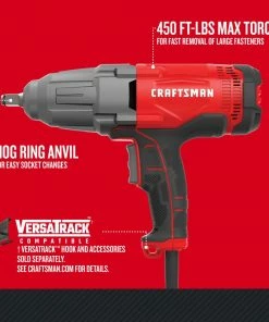 CRAFTSMAN Impact Wrenches 7.5 Amps Variable Speed 1/2-in Drive Corded Impact Wrench (Tool Only) -Craftsman Store 10216065