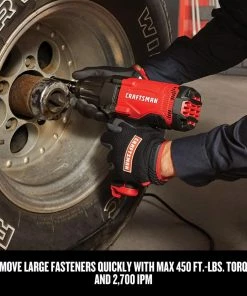 CRAFTSMAN Impact Wrenches 7.5 Amps Variable Speed 1/2-in Drive Corded Impact Wrench (Tool Only) -Craftsman Store 10216067