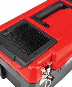 CRAFTSMAN Portable Tool Boxes DIY 20-in Red Plastic Lockable Tool Box -Craftsman Store 10216537