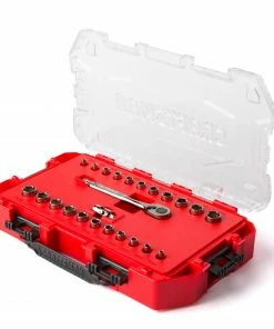 CRAFTSMAN Mechanics Tool Sets 24-Piece Standard (SAE) and Metric Combination Gunmetal Chrome Mechanics Tool Set (1/4-in) -Craftsman Store 10266784