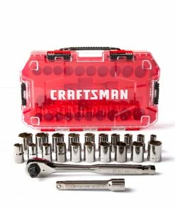 CRAFTSMAN Mechanics Tool Sets 22-Piece Standard (SAE) and Metric Combination Gunmetal Chrome Mechanics Tool Set 12 CRAFTSMAN Mechanics Tool Sets 22-Piece Standard (SAE) and Metric Combination Gunmetal Chrome Mechanics Tool Set -Craftsman Store 10266793