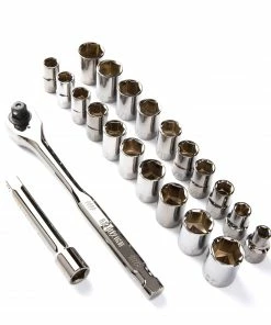 CRAFTSMAN Mechanics Tool Sets 22-Piece Standard (SAE) and Metric Combination Gunmetal Chrome Mechanics Tool Set 13 CRAFTSMAN Mechanics Tool Sets 22-Piece Standard (SAE) and Metric Combination Gunmetal Chrome Mechanics Tool Set -Craftsman Store 10266794