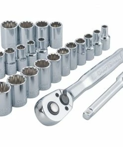 CRAFTSMAN Ratchets & Ratchet Sets 22-Piece 72-Tooth 1/4-in Drive Quick-release Standard Ratchet Set
