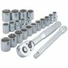 CRAFTSMAN Ratchets & Ratchet Sets 22-Piece 72-Tooth 3/8-in Drive Quick-release Standard Ratchet Set