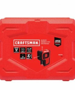 CRAFTSMAN Laser Levels 100-ft Red Beam Self-Leveling Line Generator 3 Spot Laser Level Kit with Plumb Points with Hard Case 15 CRAFTSMAN Laser Levels 100-ft Red Beam Self-Leveling Line Generator 3 Spot Laser Level Kit with Plumb Points with Hard Case -Craftsman Store 10464574