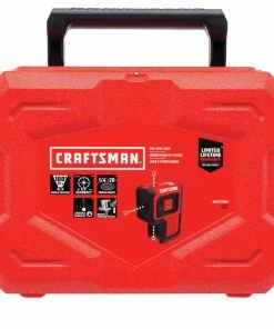 CRAFTSMAN Laser Levels 100-ft Red Beam Self-Leveling Line Generator 3 Spot Laser Level Kit with Plumb Points with Hard Case 16 CRAFTSMAN Laser Levels 100-ft Red Beam Self-Leveling Line Generator 3 Spot Laser Level Kit with Plumb Points with Hard Case -Craftsman Store 10464575